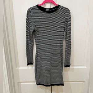 Size 4 striped long sleeved French Connection dress